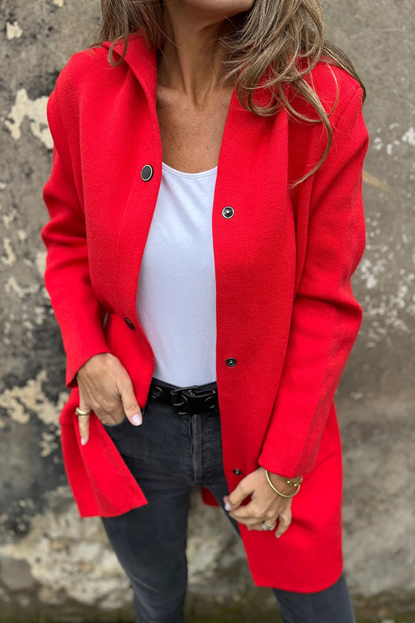 Lidia | Soft Knit Hooded Jacket