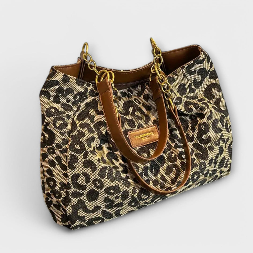 Ivy - Leopard Canvas Bag