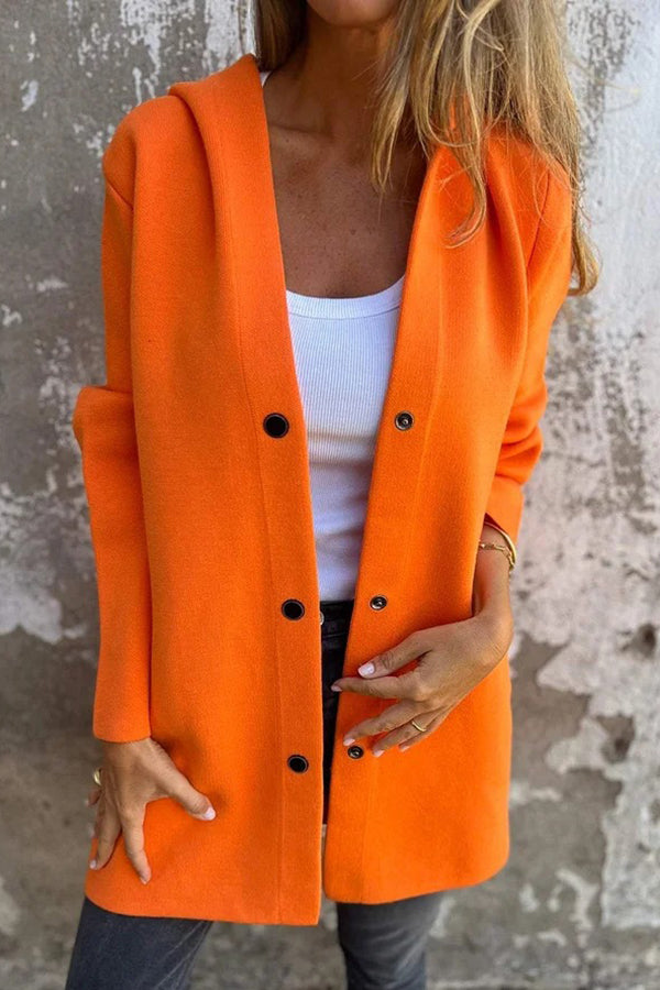 Lidia | Soft Knit Hooded Jacket