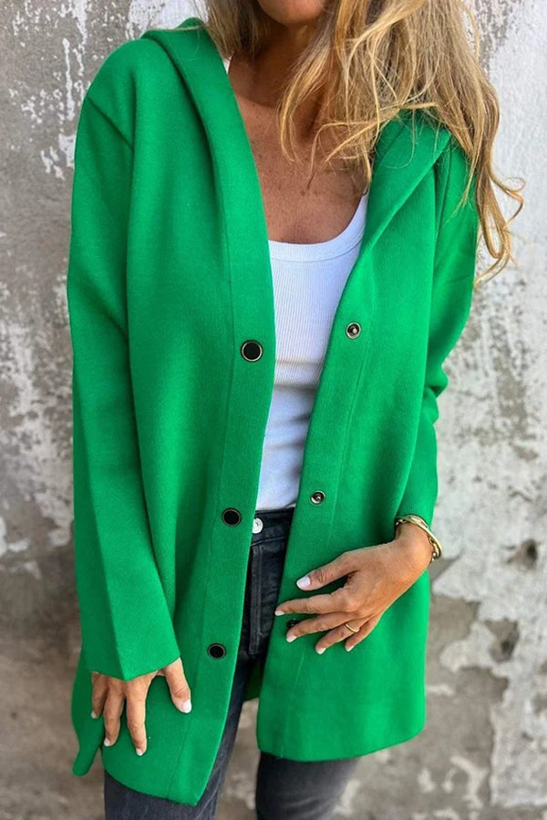 Lidia | Soft Knit Hooded Jacket