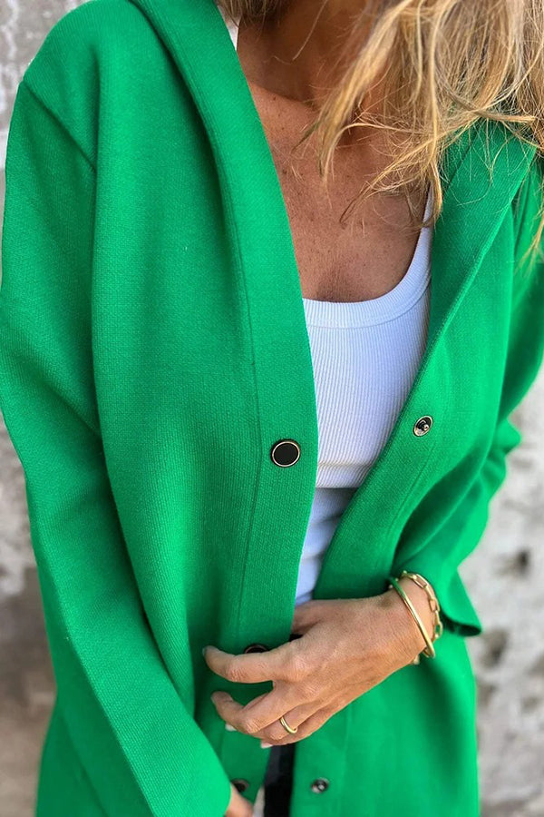 Lidia | Soft Knit Hooded Jacket